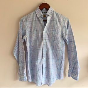 Blue Button Up Dress Shirt